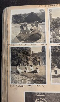 Anne and friends at Ashcombe in 1934